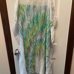 Colorful Abstract Print Kaftan